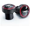 HUISI Adatto for MV Agusta F3 675 800 Brutale 800 1000 Turismo Veloce RC Accessori for motociclette Viti M10*1.25 Bulloni Tappi for fori specchietti(W-Red)