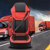 LFXLDS Coprisedili Camion per Iveco Daily Eurocargo Trakker S-WAY X-WAY,Nero/Rosso/Marrone/Blu Protezione Sedili Maglia Pelle Guidatore Passeggero Anteriore Ergonomico Lombare Accessori Interno Camion