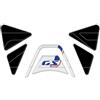 AZgraphishop KIT ADESIVI PER VANO PORTA OGGETTI RESINA 3D COMPATIBILE CON BMW R 1300 GS 2024 ON FM-1075 (Trophy)