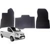 W-Parts TAPPETI - TAPPETINI IN GOMMA 3D TPE NERI PER FORD Transit dal 2013-> - Mk7