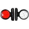 flexzon 2 x 8 LED SMD mini luci di posizione Lampada camion 12 V sagomati in gomma laterale
