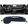 MLTLKPPVNG Tappetino Cruscotto Compatibile Con Nissan Per Qashqai J12 2021 2022 2023 2024 2025 Copertura Cruscotto Auto Tappetino Antiscivolo Parasole(B Black LHD)