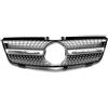 ASFDSG Calandra Per Mercedes Per Benz Per W164 Per Classe ML 2005 2006 2007 2008 Accessori Tuning Racing Griglia Anteriore Paraurti(Silver Front Grille)