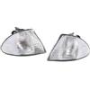 JHMHCOQ Faro Proiettore Indicatore Direzione Per BMW Serie 3 E46 Berlina 1999 2000 2001 Lampeggiante Fendinebbia Senza Lampadina Faro Anteriore Auto Lampada D'angolo Fanale Proiettore(D)