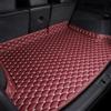 MAAIQTIND Tappetini Bagagliaio, per Ford Tourneo Courier 2024 2025 Vasca Baule Pelle Impermeabile Baule Fodera Auto Accessori,Red