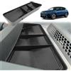 GAFAT Compatibile con BMW iX EV Facelift 20 40 xDrive 2022-2025 2026 Scatola Portaoggetti per Console Centrale, iX 2025 Organizer dietro TouchScreen con Tappetino Gomma, Accessori iX 2025