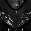 Resin Bike Adesivi Moto Compatibile con Zontes 350E 2023-2026 Black. Protezione Cupolino Frontale da Urti e Graffi. Adesivi Resinati con Effetto 3D Made in Italy