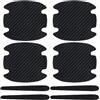 WAPEXI 8 Pellicola Protettiva per Maniglia della Portiera dell'Auto per Fiat 500L Trekking/Cross 2013-2018, Adesivo antigraffio per maniglia porta in fibra di carbonio