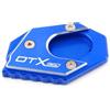 OWBFYLSMH Moto Cuscinetto Supporto Piede 2023 Per KYMCO DTX360 DTX 360 Accessori per moto Estensione cavalletto Cavalletto laterale Piastra di estensione