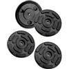 Drive Design Kit 4 Pezzi TAMPONI Diametro 140 mm con 3 pioli per Ponti SOLLEVATORI OMCN in Gomma Extra Forte