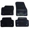 OFFICINE MILANO IL TUO STILE IN AUTO. 4 Tappetini Auto in Gomma Su Misura per Jaguar E-Pace OFFICINEMILANO. 2 Anteriori + 2 Posteriori. Sistema di Fissaggio Compatibile con l'Originale. Finiture e Bordature Applicate a Mano.