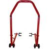one by Camamoto Cavaletto Alza moto Alzamoto Universale per moto da Cross, enduro, fuoristrada e trial. Dotato di leva di sollevamento manuale (rosso)