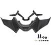 Generico Moto Sport Downforce Naked Spoiler Anteriore Aerodinamico Ala Deflettore Per YAMAHA NUOVO MT-07 2021 2022 2023 MT07 21-23 Kit Protezioni MT 07 (Carbonio testurizzato)