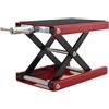 Cozyel Ponte Sollevatore Moto 500Kg, Altezza 95-350Mm, Struttura Pieghevole Con Manovella, Piattaforma Antiscivolo 360x230Mm, Cavalletto Alza Moto Per Officina