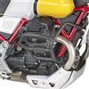 MOTOTOPGUN givi tn8203 paramotore nero compatibile con moto guzzi v85 tt 2019 2020 2021 2022 mototopgun