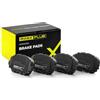 RIDEX PLUS 402B0685P Set d'assale Kit pastiglie freni Anteriore senza accessori Compatibilità con TOYOTA Yaris Hatchback P13