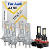 Generico Fari LED 3570 CSP ad alta luminosità, 120W, 6000K Bianco, Abblaglianti H7, Anabbaglianti H7, Fendinebbia H11, Lampadine LED a risparmio energetico, For Audi A4 B8 2007-2016