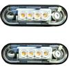 MelTruck 2 x luci di posizione a LED, ultra piatte, 12 V, 24 V, rimorchi