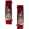 ATEC Germany 2x fanale posteriore combinato sinistro + indicatore di direzione destro bianco senza portalampada Compatibile con CITROËN JUMPY 2 (VF7), FIAT SCUDO (270_, 272_)