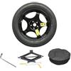 D'ANGELO 1988 KIT RUOTINO DI SCORTA LEGA 19 PER VOLVO XC40 XC60 JAGUAR XE CON CRIC CHIAVE E SACCA 125/70R19