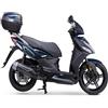 Generico Kit adesivi Compatibili con KYMCO AGILITY 125 decal grafica completa carene laterali ruote cerchi scegli colore -KIT A- Cod. 2055 (090 Argento)