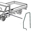 Generico GUARNIZIONE GUAINA PORTA SPORTELLO CABINA DX SX COMPATIBILE CON DAILY 1996 93933106