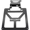 Generico Portatarga Pieghevole Beta RR 2021 2022 2023 2024 2025 Moto Motard Enduro Targa 125 cc (Verniciatura Nera)