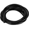 Partuto 1 pezzo Tubo in Silicone Universale per Vuoto Auto Tubo per Vuoto Auto Linea Alta Temperatura Silicone Nero 20FT 1/4 6mm ID 2mm Spessore