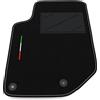Somer Car Tappetino Auto SOLO LATO GUIDA 1pz compatibile con Peugeot 2008 2020-2025 | 1 tappeto su misura in moquette, bandiera Italia