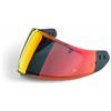 EXOCOM Visiera Specchiata Rossa Scorpion EXO-GT SP Air/EXO-530i Air/EXO-530 Air/EXO-1500 Air - KDS-F-03 Originale con Trattamento Antigraffio, Anti-UV e Predisposizione Pinlock MaxVision