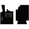 QUEMAR Tappetini Auto compatibili con Smart Fortwo W451 2007-2014 / Kit Tappeti in Moquette e Gomma su Misura (Set 2 Anteriori) / Ricami e Colori Personalizzati (1 Ricamo, Bordo Perla)