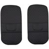 Nsnqb Tappetini Proteggi Sedile per Auto per Audi A6 4G (C7, 2011-2018), Auto Kick Mat Sedile Posteriore Protettore Impermeabile Facile da Pulire,F/Black-82X43cm