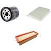 Generico Kit Tagliando 3 FILTRI COMPATIBILE CON FIAT PANDA 1.2 51KW 69PS LPG