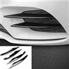 HIGH FLYING Cornici dei Anteriori del Paraurti Plastica ABS nero lucido per Classe A W177 V177 AMG Line 2019-2022 (Solo per AMG Line)