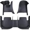 VIPOEX Auto Tappetini Per Jeep Wrangler TJ 1997-2006, Impermeabile Copertura Completa Antiscivolo Protezion Tappeto Moquette Accessori Interni,Black-white