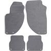TEXER Tappetini in tessuto, adatti per Alfa Romeo 166, anno di costruzione 1998-2007, colore: grigio