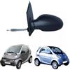 diTosi Specchio Specchietti Retovisori per FORTWO dal 1998 al 2006 con calotta nera e con movimento vetro manuale (SINISTRO lato guida)