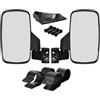 Generico Specchio laterale UTV, Specchio laterale ATV - Specchio retrovisore fuoristrada 2X con gabbia per roll bar da 1,75 pollici e 2 pollici - Kit specchietto laterale destro e sinistro regolabile