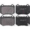 ABS All Brake Systems A.B.S. Kit pastiglie freni Posteriore con segnalatore acustico usura 35299 Compatibilità con SUBARU WRX Tre volumi GJ WRX Sedan VA
