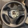 Oxektgb Copri Volante Auto Per BMW Per Sport Per M3 E90 E91 E92 E93 E87 E81 E82 E88 Per X1 E84 Coprivolante In Pelle Nera Auto Coprivolanti(Red Thread)