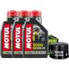 generic Tagliando YAMAHA T-MAX tmax 500 2001-2011 Olio Motul 5000 10w40 + filtro hiflo