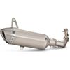 BHGMGEBLV Scarico Con Motocicletta Per Vespa GTS300 GTS 300 2008 2019 2020 Escape System Marmitta In Acciaio Inox Modificata Tubo Di Scarico Moto