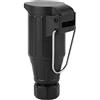 Akozon presa femmina carrello + 13-Pin Plug, 12V 13 Pin Plastica Presa per rimorchio Presa Adattatore di cablaggio per il traino del gancio di traino per roulotte