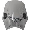 ZJYZYQ Cupolino Touring Per BENELLI Per LEONCINO 250 2020-2024 500 2016-2024 Parabrezza Per Moto Faro Tondo Moto Da Strada Parabrezza Deflettore Moto(Light Grey)