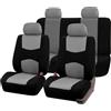 GXDFC Coprisedili Auto per Fiat Panda 2000-2018 2019 2020 2021 2022 2023 2024 2025, Coprisedile Anteriori Posteriori Auto Copri Sedili Antiscivolo Confortevole Traspirante Protezione Accessori