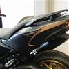 labelbike - Adesivi 3D Moto Coda Protezione e Decorazione in Resina compatibile con Yamaha Tmax 2022-2024
