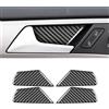 HLMNAKE Adesivi interni in fibra di carbonio, accessori per tuning e decorazione di interni auto per VW GOLF 7 2014-2020 (maniglie interne delle porte-A)