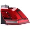 HTVTKRFGRL Auto Fanale Posteriore Per VW Per Tiguan Per L 2017 2018-2021 Fanale Posteriore A LED Indicatore Di Direzione Luce Freno Paraurti Stop Fendinebbia(Outside Right)