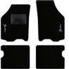 QUEMAR Tappetini Auto compatibili con Lancia Ypsilon 3 porte 2003-2011/ Kit Tappeti Moquette e Gomma su Misura (Set 2 Anteriori + 2 Poster.)/ Ricami e Colori Personalizzati (Bordo Antracite, 2 Ricami)