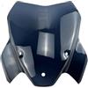 BHGMGEBLV Cupolino Moto Per BMW S1000R S 1000R 1000 R 2021 2022 2023 2024 Parabrezza Per Moto Visiera Deflettore Deflettore(Smoke with support)